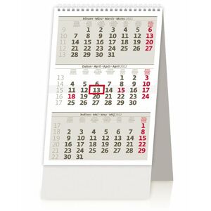 Kalendář stolní 2022 - MINI tříměsíční kalendář