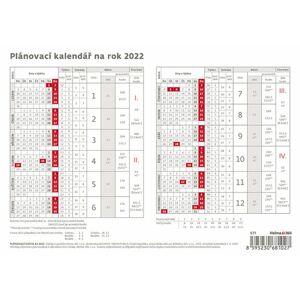 Kalendář stolní 2022 - Plánovací karta