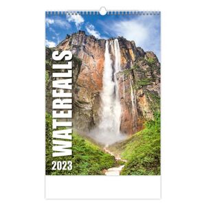Kalendář nástěnný 2023 - Waterfalls