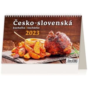 Kalendář stolní 2023 - Česko-slovenská kuchařka/kuchárka