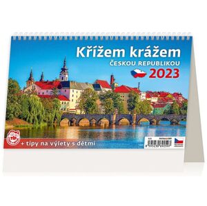 Kalendář stolní 2023 - Křížem krážem Českou republikou