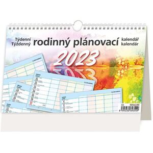 Kalendář stolní 2023 - Týdenní rodinný plánovací kalendář