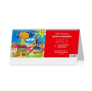 Kalendář stolní 2023 - Děti malují pro Konto Bariéry