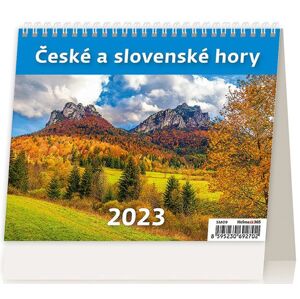 Kalendář stolní 2023 - MiniMax České a slovenské hory