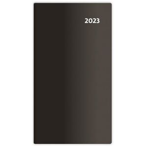 Diář 2023 kapesní - Torino čtrnáctidenní - černá/black