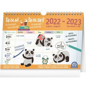 Školní plánovací kalendář 2022/2023 s háčkem, 30 × 21 cm