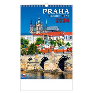 Kalendář nástěnný 2024 - Praha/Prague/Prag