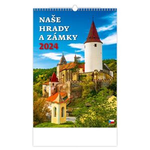 Kalendář nástěnný 2024 - Naše hrady a zámky