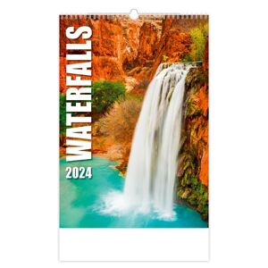 Kalendář nástěnný 2024 - Waterfalls