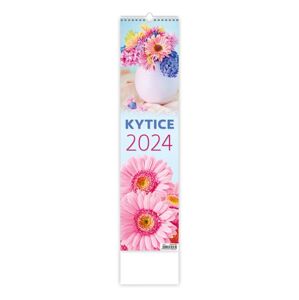 Kalendář nástěnný 2024 vázanka - Kytice