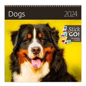 Kalendář nástěnný 2024 Label your days - Dogs