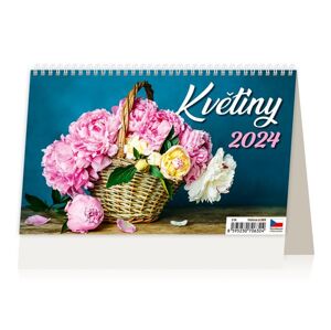 Kalendář stolní 2024 - Květiny