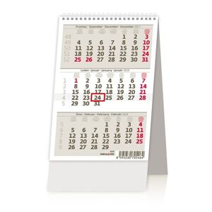 Kalendář stolní 2024 - MINI tříměsíční kalendář ČR/SR