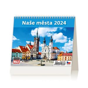 Kalendář stolní 2024 - MiniMax Naše města