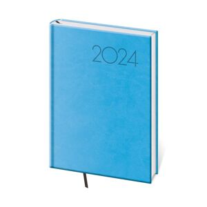 Diář 2024 denní A5 Print Pop - světle modrá