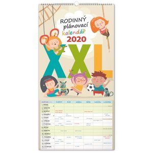 Rodinný plánovací kalendář 2020 nástěnný XXL
