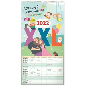 Rodinný plánovací kalendář 2022 nástěnný XXL