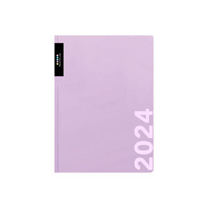 Oxybag Diář 2024 A5 denní - PASTELINI fialová