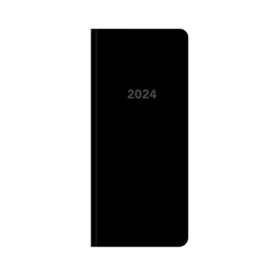 Oxybag Diář 2024 PVC kapesní měsíční - Black