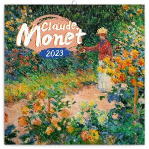 Kalendář nástěnný 2023 poznámkový, 30 × 30 cm - Claude Monet