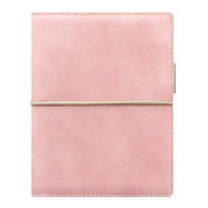 Filofax Kroužkový diář 2020 Domino Soft kapesní - pastelově růžový