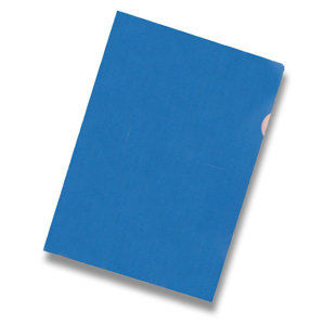 Zakládací obal "L" A4 PVC 150 mic 10 ks - modré