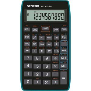 Kalkulačka Sencor SEC 105 BU - černomodrá