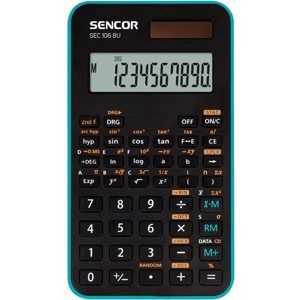 Kalkulačka Sencor SEC 106 BU - černomodrá