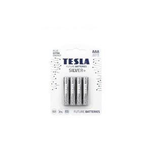 Alkalická tužková baterie AAA Tesla SILEVR+ 4 ks, blistr