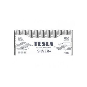 Alkalická tužková baterie AAA Tesla SILEVR+ 10 ks