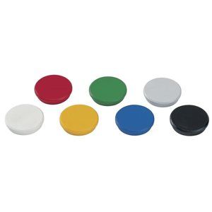 DAHLE Magnet plánovací, Ø 32 mm, 10 ks - mix barev