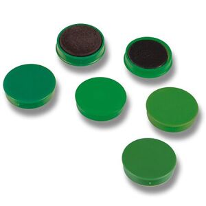 RON Magnet zelený kulatý 9 mm - 100 ks