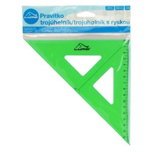 Trojúhelník s ryskou LUMA - zelený