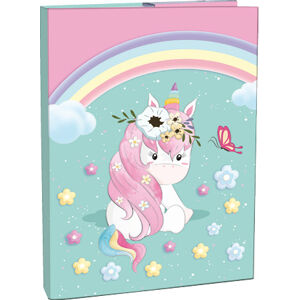 Box na sešity A4 Stil - Rainbow Unicorn