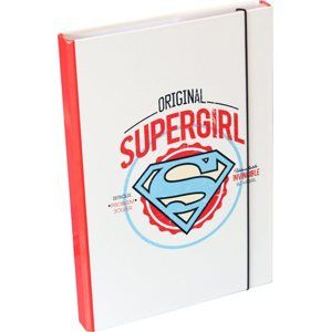 BAAGL Desky na školní sešity A4 - Supergirl