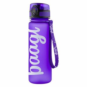 BAAGL Tritanová láhev na pití 500 ml - Logo fialová