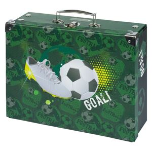 BAAGL Skládací školní kufřík s kováním - Fotbal