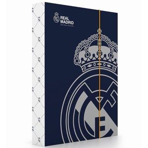 Desky na sešity s boxem A4 JUMBO - Real Madrid