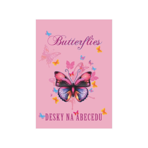Desky na abecedu - Motýl / Butterflies