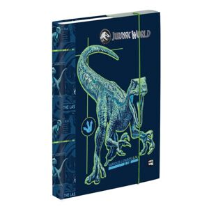 Desky na sešity s boxem A4 - Jurassic World/Jurský svět 2022
