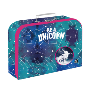 Dětský kufřík lamino 34 cm OXY STYLE MINI - Unicorn Pattern