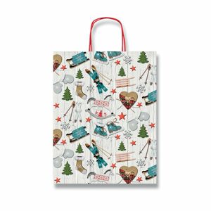 Vánoční dárková taška Fantasia Winter 26 × 34,5 × 12 cm