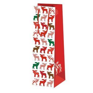 Vánoční dárková taška 10,5 × 36 × 10 cm - Los