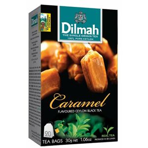 Dilmah černý čaj, 20 × 1,5 g, karamel