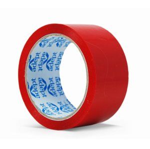 Lepicí páska barevná 48 mm × 66 m, červená