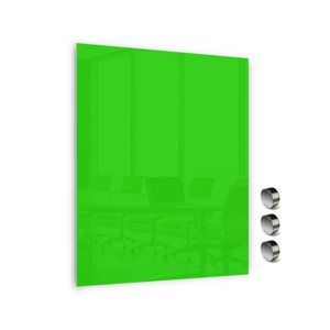 Memoboards Skleněná magnetická tabule 90 × 60 cm, zelená