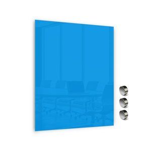 Memoboards Skleněná magnetická tabule 90 × 60 cm, modrá