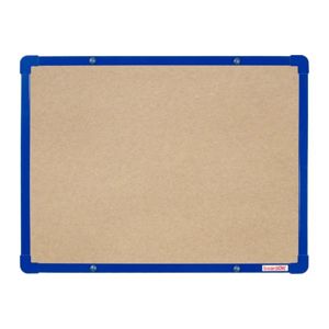 BoardOK Tabule s textilním povrchem 60 × 45 cm, modrý rám