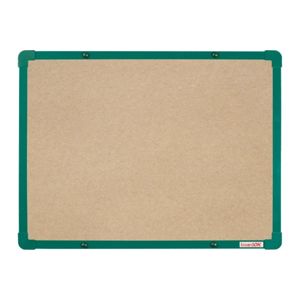 BoardOK Tabule s textilním povrchem 60 × 45 cm, zelený rám