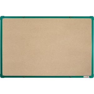 BoardOK Tabule s textilním povrchem 60 × 90 cm, zelený rám